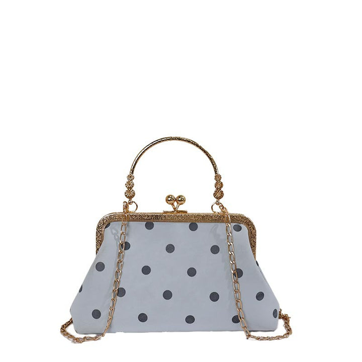 WoVintage Elegant Polka Dot Evening Clutch Kalsten