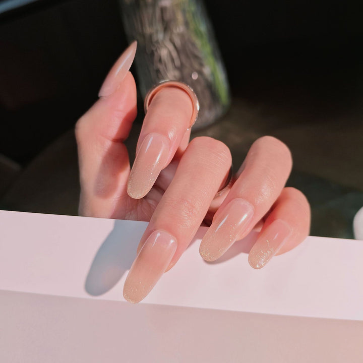 Elegant French Tip Press-On Nails Kalsten