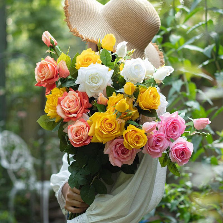 Premium Decorative Artificial Rose Stem