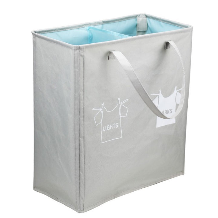 Laundry separator basket with handles and compartments Kalsten