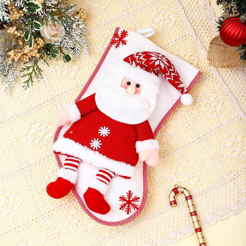 Festive Snowman Christmas Stocking Kalsten
