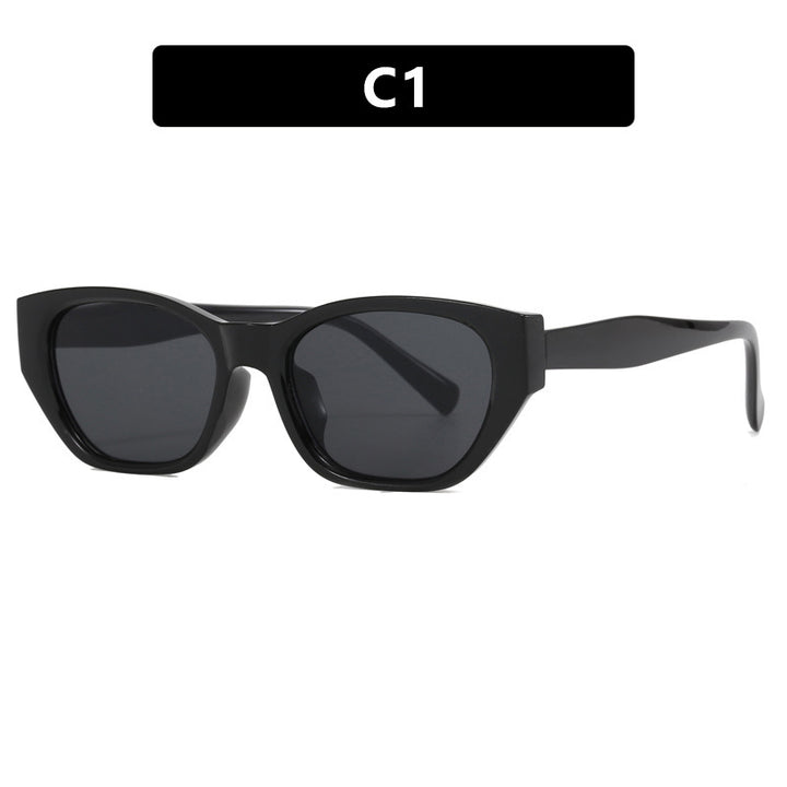 Ladies Cat-Eye Sunglasses with transparent, geometric frame Kalsten
