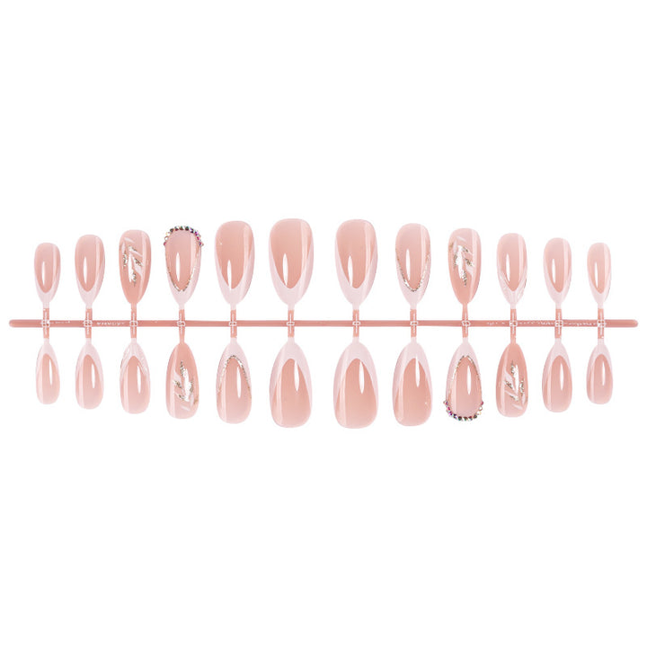 Elegant Floral Press-On Nail Art Kit Kalsten