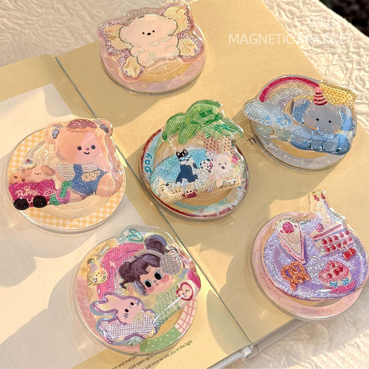 Kawaii Elephant Smartphone Finger Holder Case Kalsten