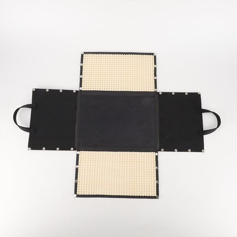 Multifunctional storage bowl made of bamboo and textile Kalsten