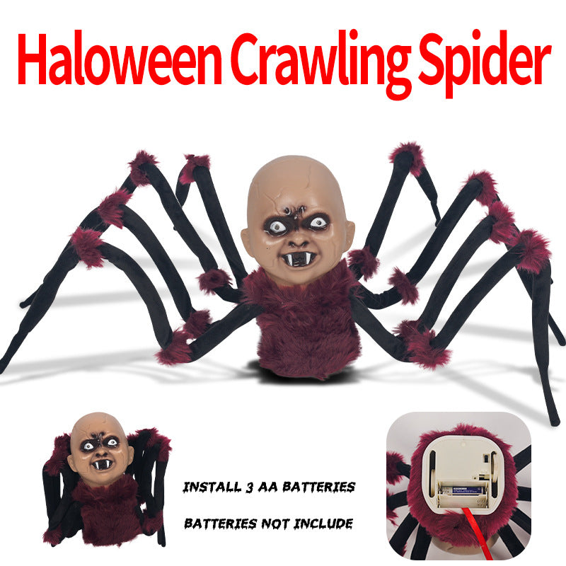 Creepy Animated Baby Spider Decoration Kalsten