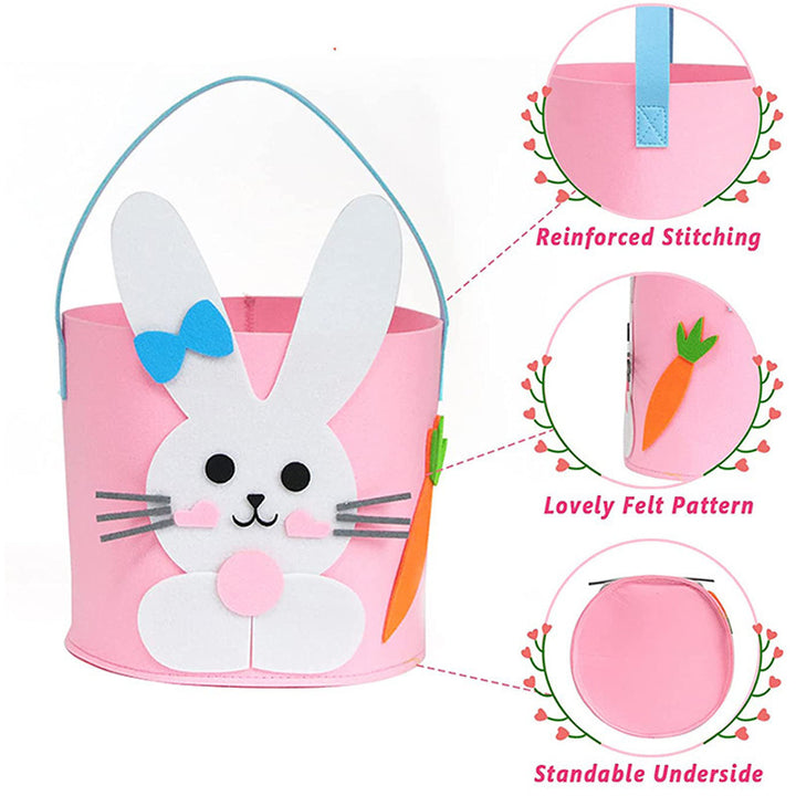 Cute Bunny Easter Candy Bucket Kalsten