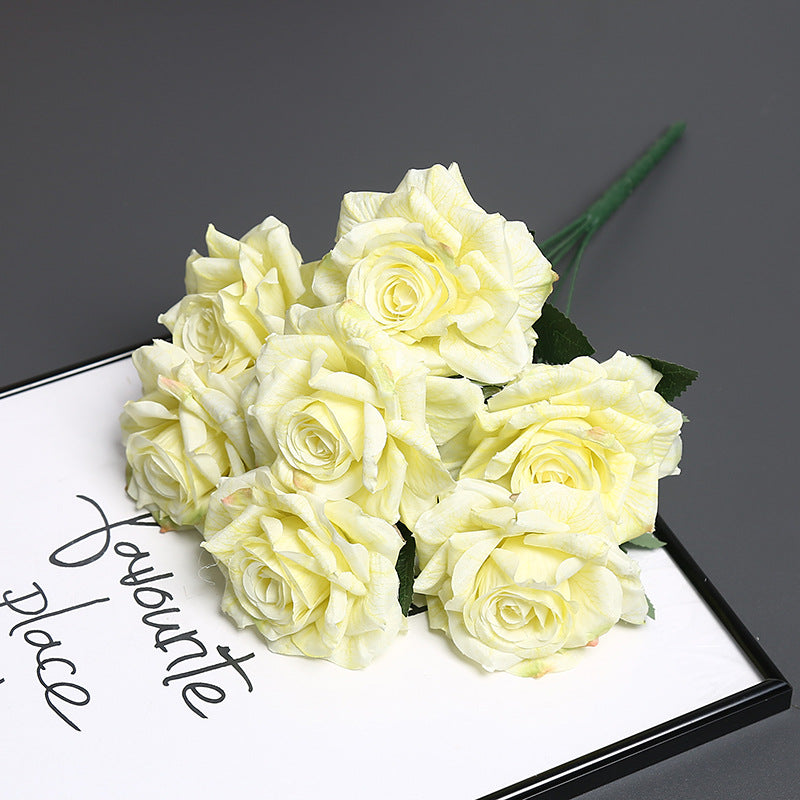 Premium Faux Floral Rose Bouquet
