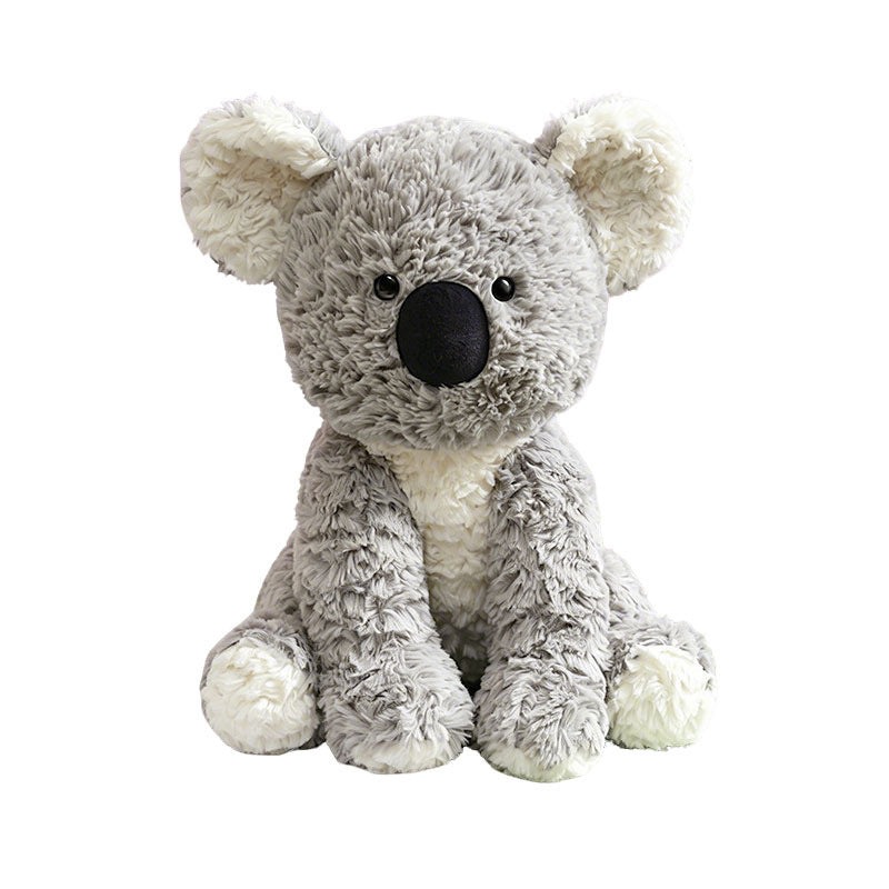 Plush Sitting Cow Comforter Toy with Mixed Faux-Fur Patches Kalsten