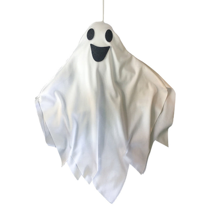 Creepy Halloween decoration figure as a floating ghost