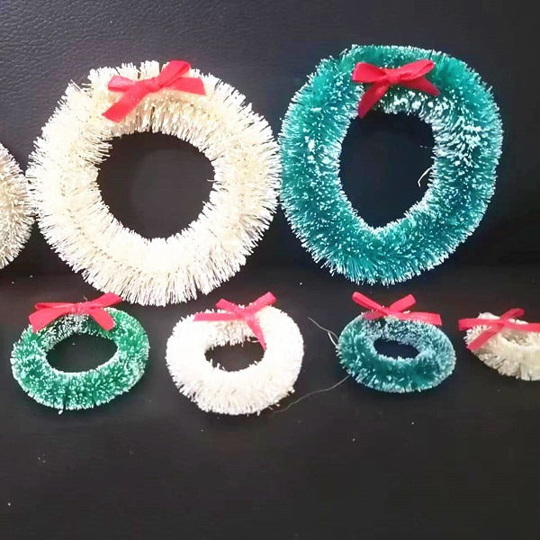 Decorative Tinsel Wreath Set Kalsten