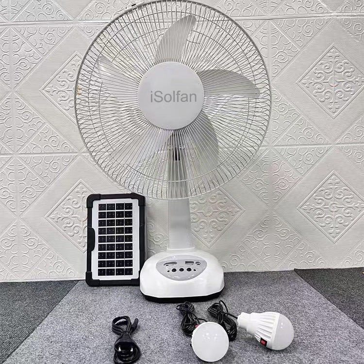 Women's Solar-Powered Table Fan with Intelligent Control System Kalsten