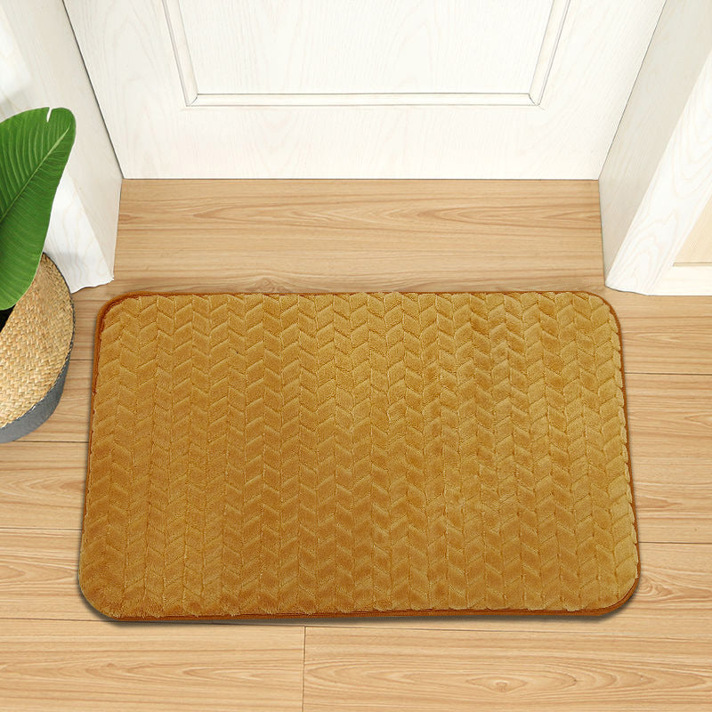 Velvet Textured Bathroom Mat Kalsten