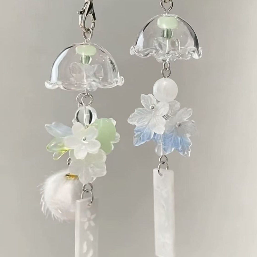 Decorative Floral Charm Keychain Kalsten