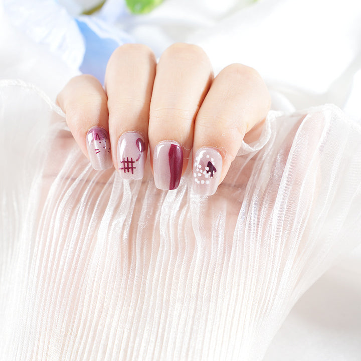 Creative Character-Inspired Press-On Nail Set Kalsten