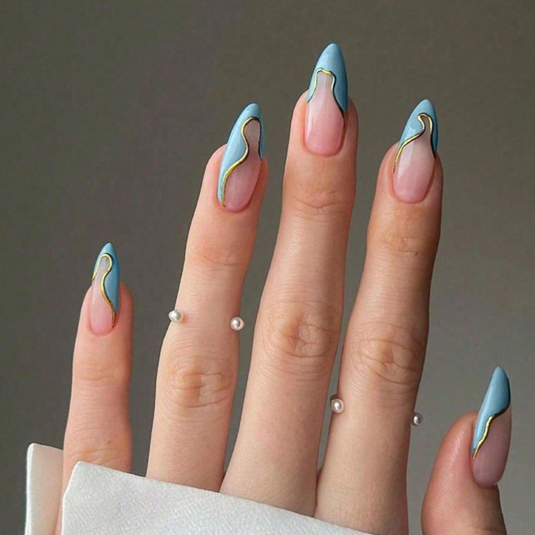 Elegant artificial nail tips with stylish design Kalsten
