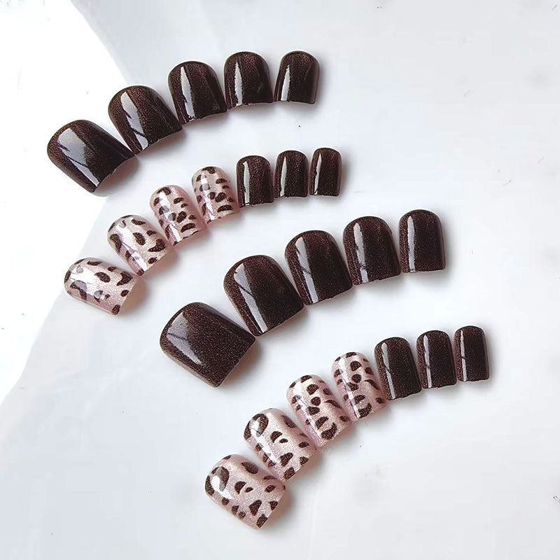 Artificial artificial nails with modern leopard design Kalsten
