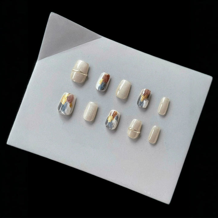 Artistic Press-On Nail Design Kit