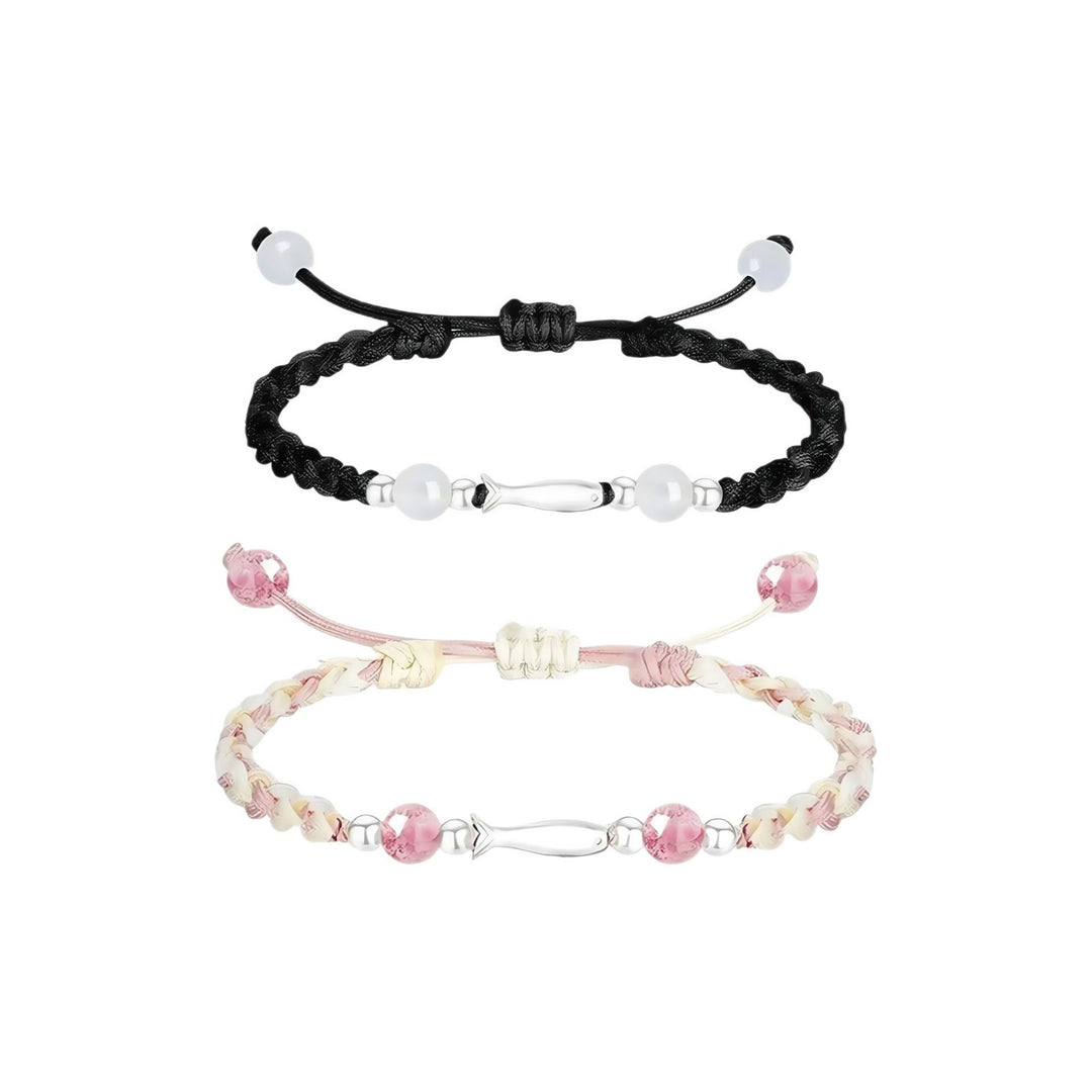 Adjustable Braided Bead Bracelet Kalsten