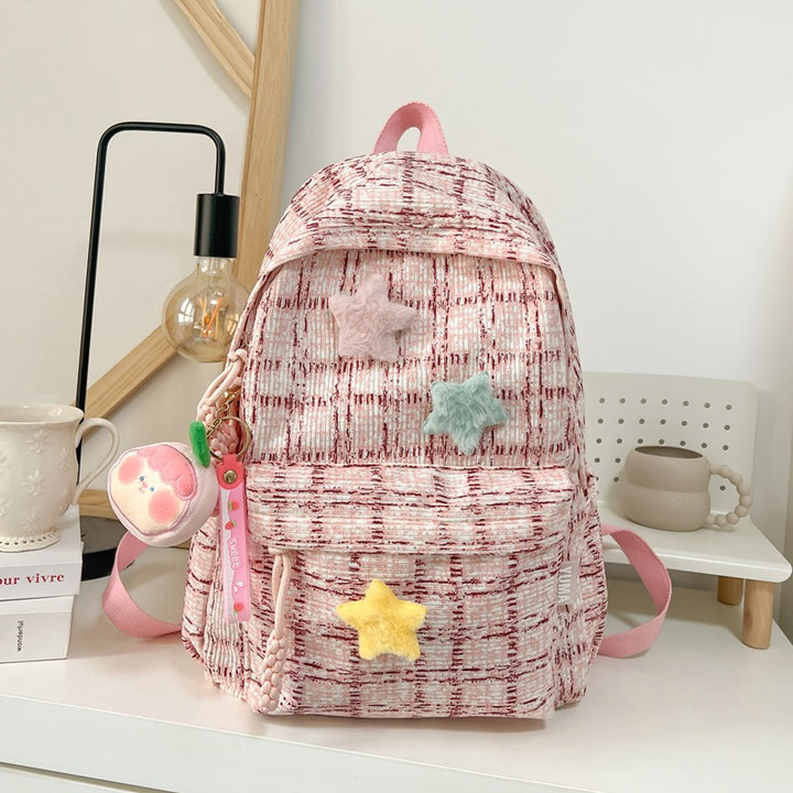 Cute Star-Embellished Backpack