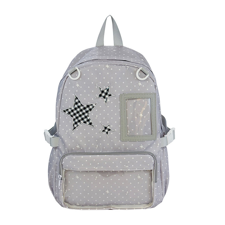 Fun and Stylish Star-Embellished Backpack Kalsten