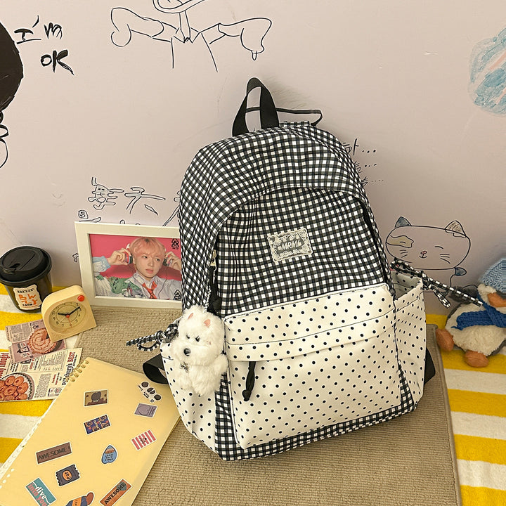 Chic Plaid Backpack Kalsten