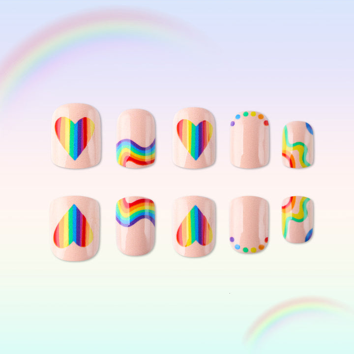Artistic Rainbow Nail Art Set Kalsten