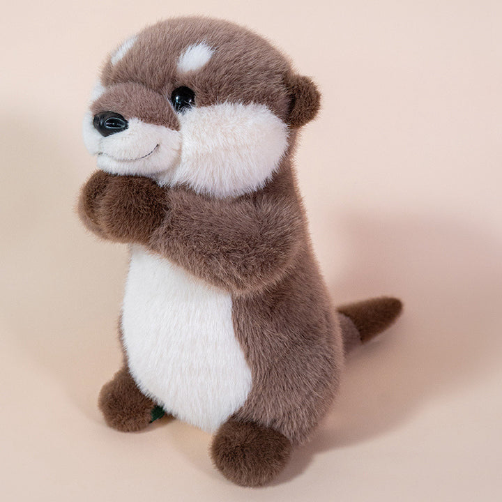 Plush Interactive Otter Stuffed Animal with Luxurious Soft Fur and Poseable Paws Kalsten