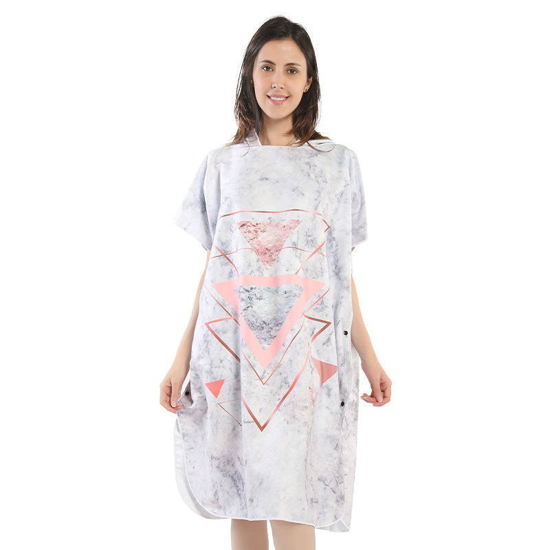 Beach dress with tropical print Kalsten