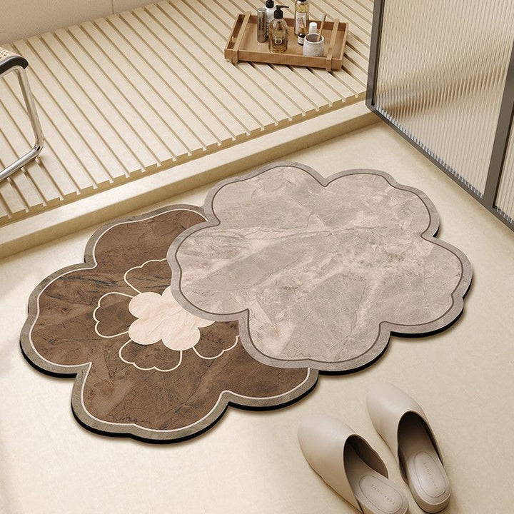 Decorative Flower-Shaped Bath Mat