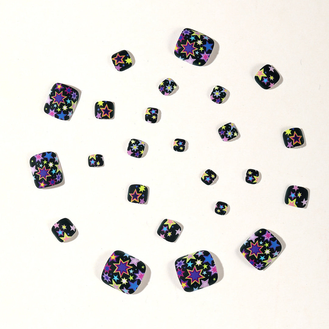 Cat-Themed Pedicure Nail Art Kalsten