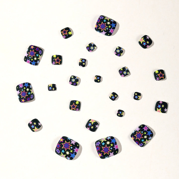Cat-Themed Pedicure Nail Art Kalsten