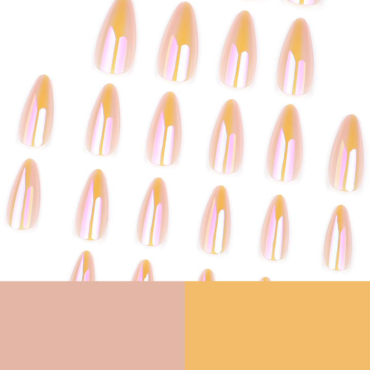 Stylish and shimmering nail extensions Kalsten