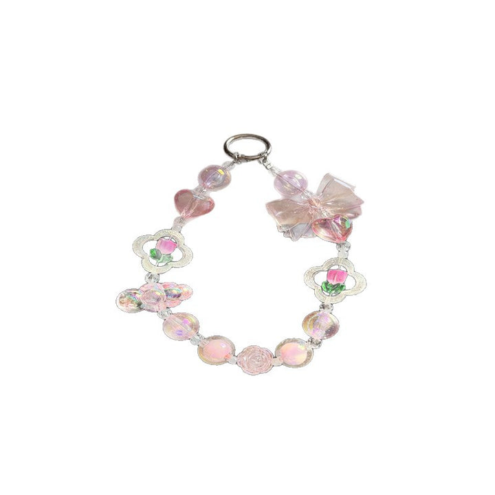 Charming Beaded Phone Charm Holder Kalsten