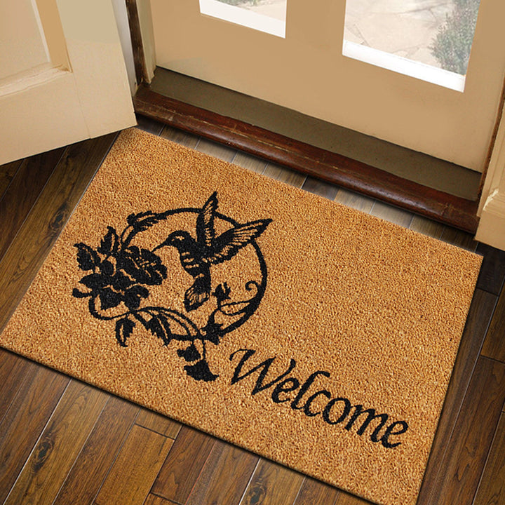 Personalized Holiday Welcome Mat Kalsten