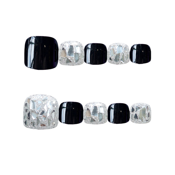 Artistic Press-On Toenails Set