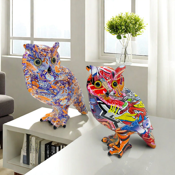 Artistic Owl Decorative Figure Kalsten