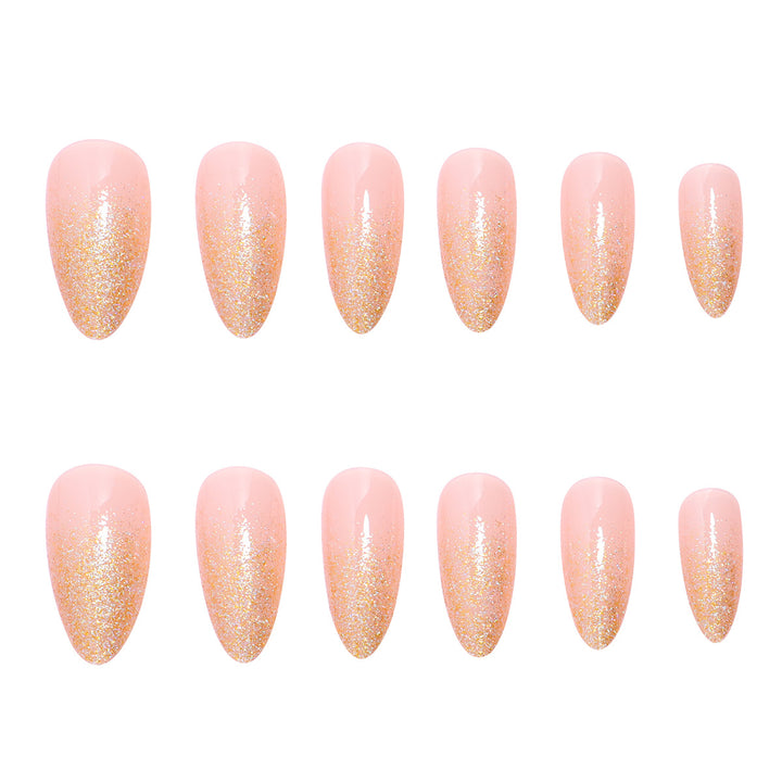 Glittery Press-On Nails Set Kalsten