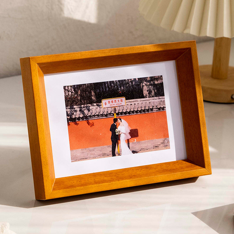 Elegant Wooden Photo Frame for Home Decor