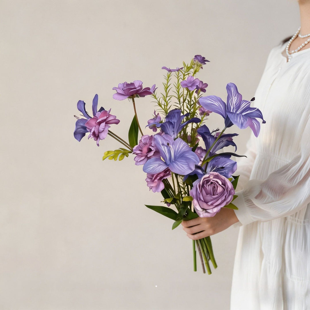Elegant Faux Floral Bouquet Arrangement