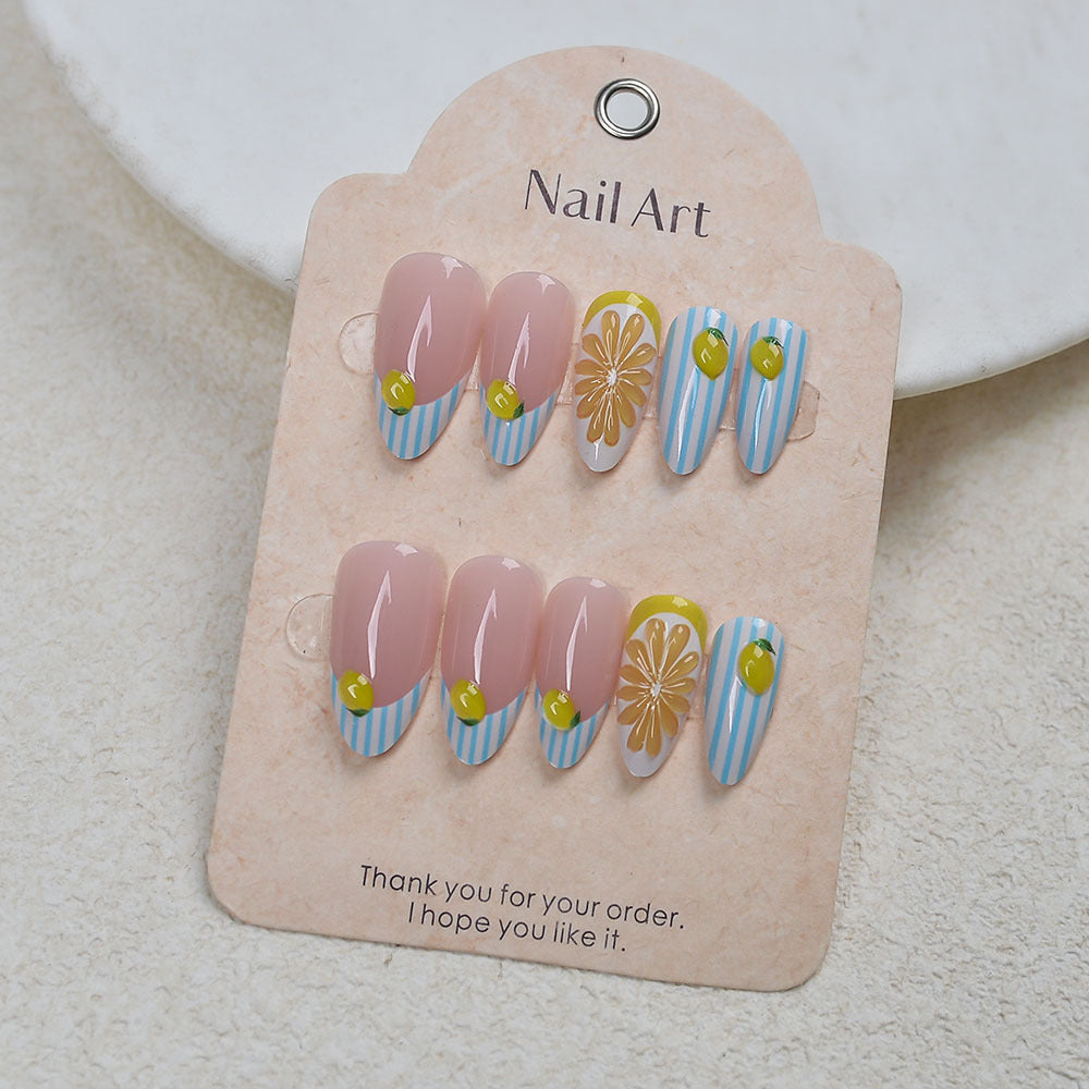 Elegant Artistic Press-On Nails Collection Kalsten