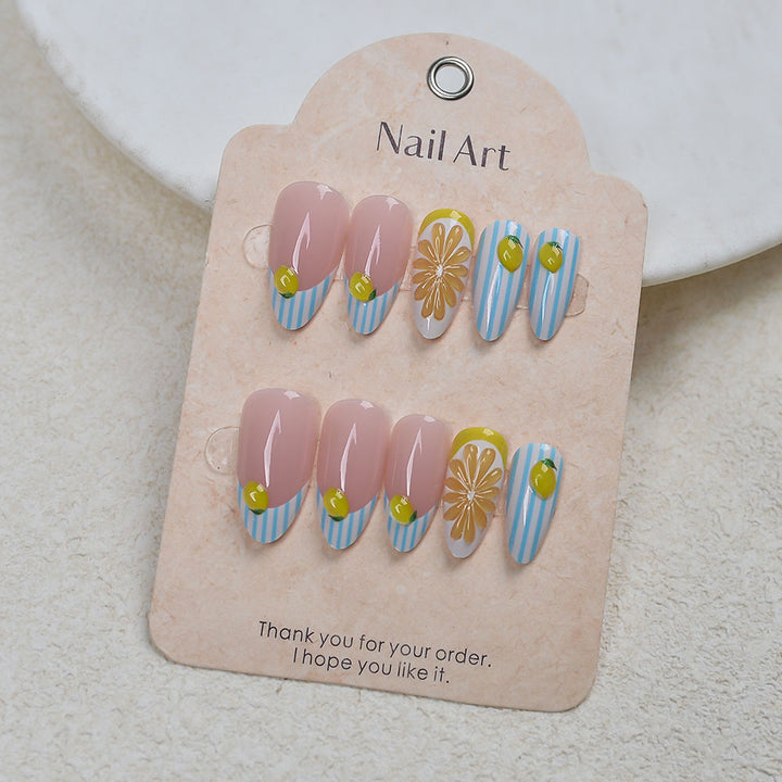 Elegant Artistic Press-On Nails Collection Kalsten