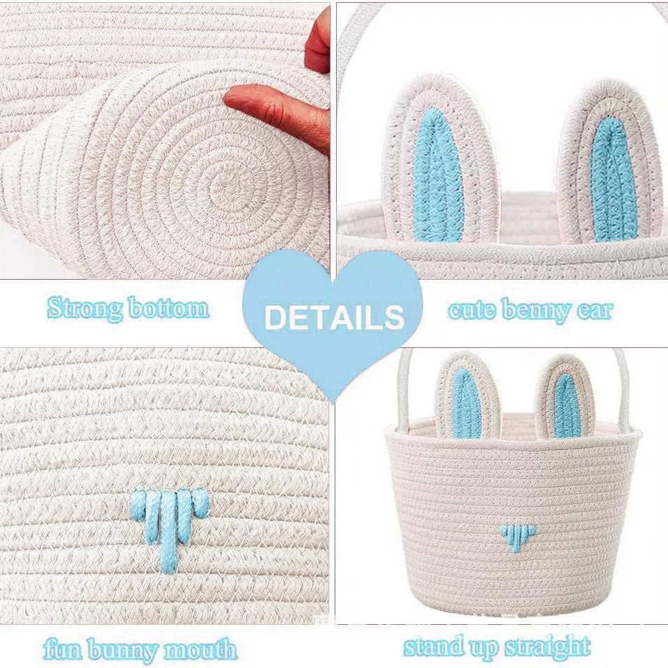 Playful Storage Basket in Rabbit Design Kalsten