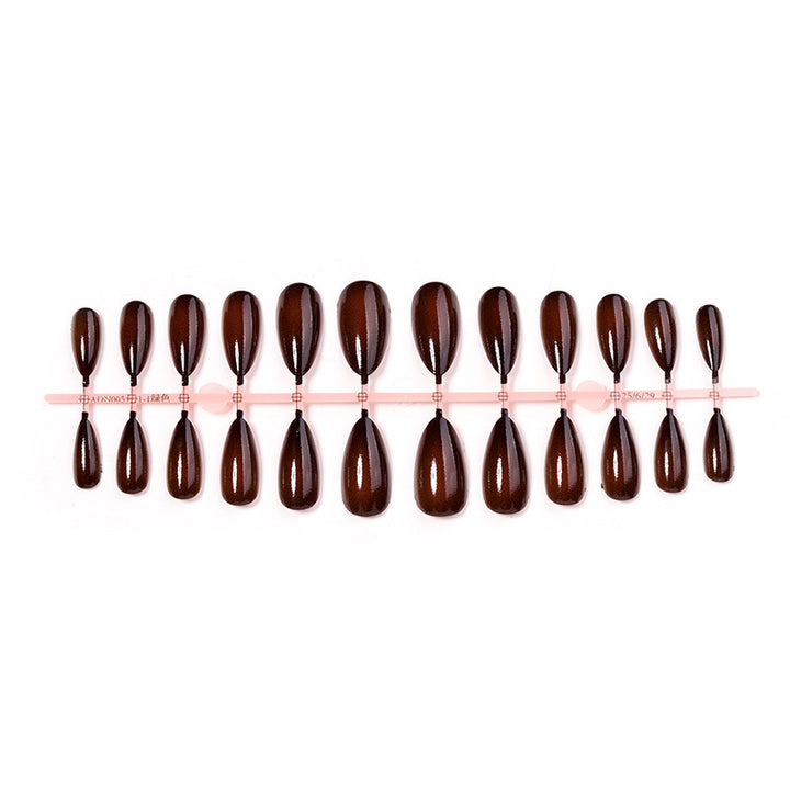 Artificial nail set with elegant drop shapes Kalsten