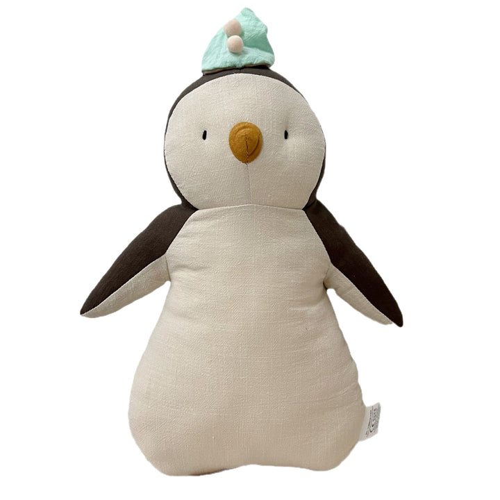 Handmade Organic Linen Long‑Leg Bunny Soft Toy