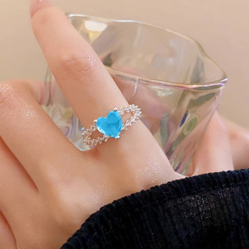 Heart-Shaped Gemstone Ring Kalsten