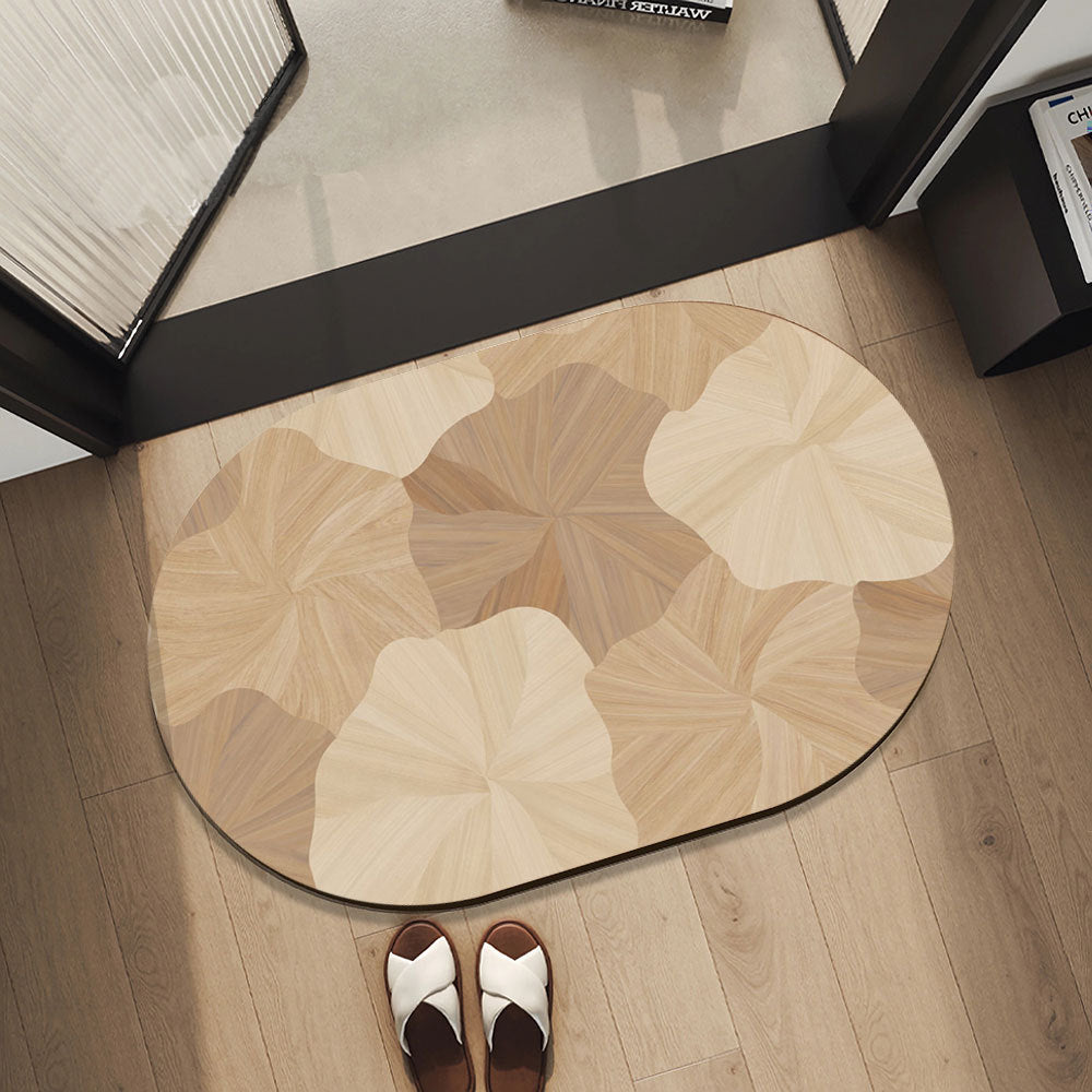 Stylish Wooden Decorative Area Mat
