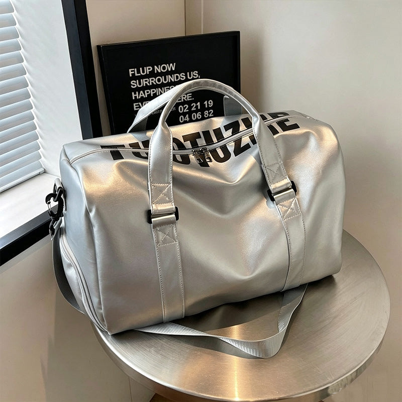 Glossy Finish Travel Duffel Bag Kalsten