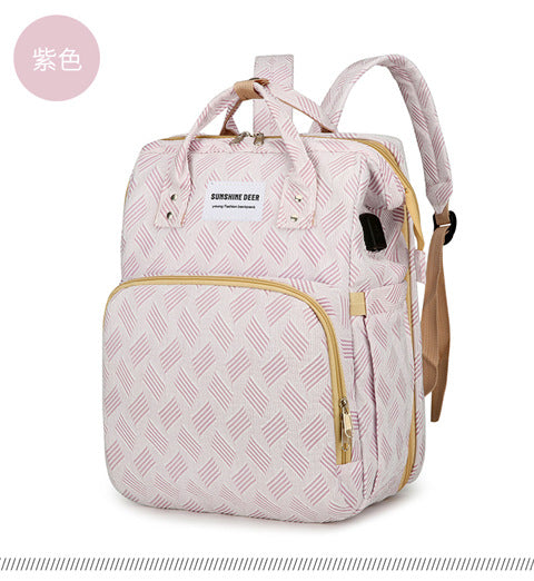 Functional Quilt-Patterned Backpack Kalsten
