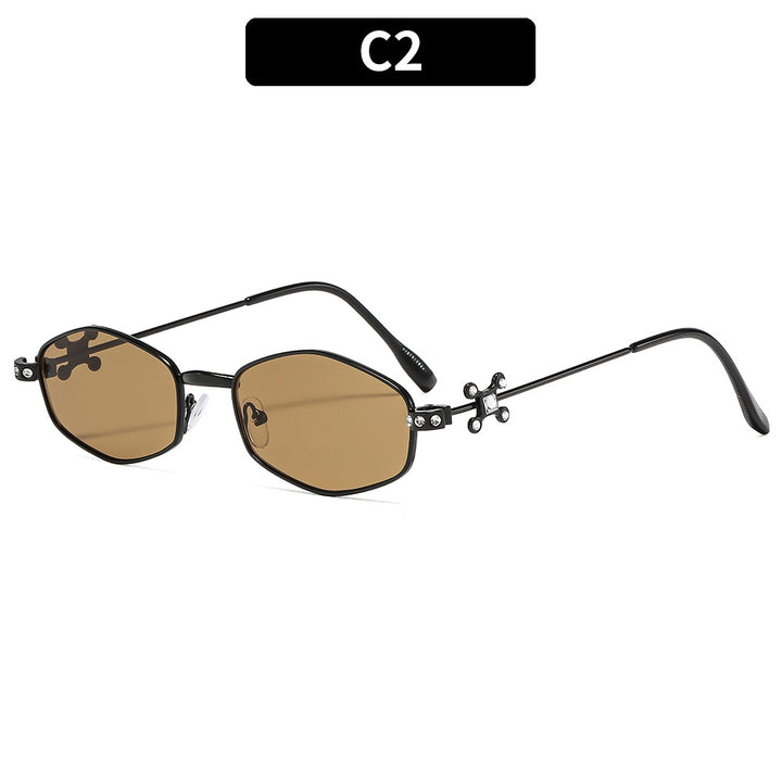 Decorative Metal Frame Glasses